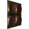 Ekena Millwork 19 5/8in. W x 19 5/8in. H Adonis EnduraWall Decorative 3D Wall Panel Covers 2.67 Sq. Ft. WP20X20ADCAB - alternate 4